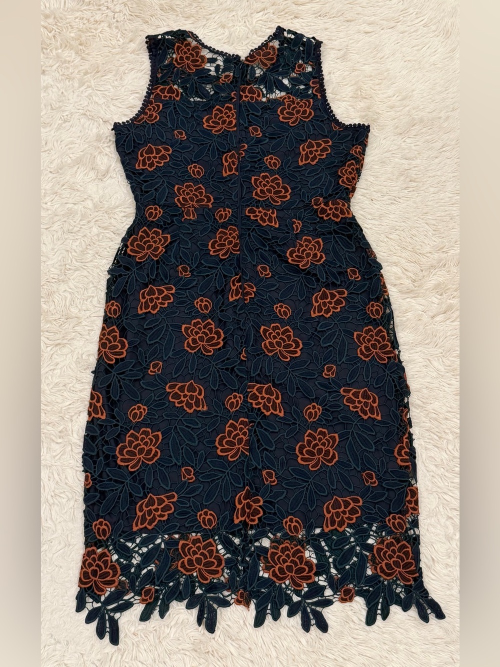 Cupcakes and Cashmere Mandolin Floral Lace Dress 8 Floral Embroidered Lace Party - Picture 7 of 12
